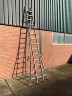 2-delige opsteekladder 2 x 14 sporten, Doe-het-zelf en Verbouw, Ophalen, Gebruikt, 4 meter of meer