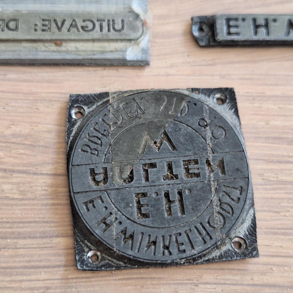Drukkerij Winkelhorst Aalten drukplaatjes, Ophalen of Verzenden