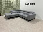 GRATIS LEVERING Z.G.A.N grijze hoekbank 260x230 Gereinigd, Verzenden, Zo goed als nieuw, Vierpersoons of meer, Stof