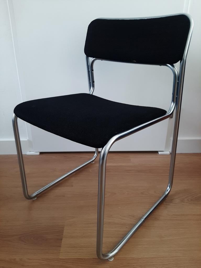 Vintage stoel van Walter Antonis voor T'Spectrum jaren 60/70, Ophalen, Gebruikt, Zwart, Eén