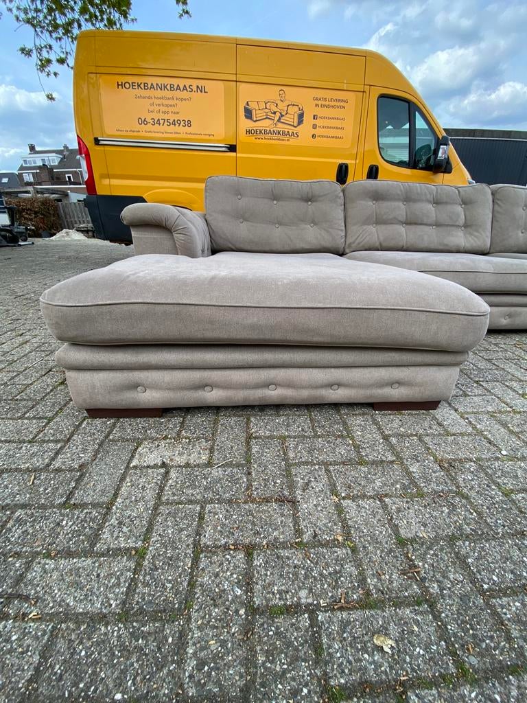 !!ACTIE!! LANDELIJKE HOEKBANK, GRATIS LEVERING, Huis en Inrichting, Banken | Bankstellen, Hoekbank, 300 cm of meer, Ophalen of Verzenden