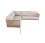 Loungeset + hocker Ivy van Karwei, Tuin en Terras, Ophalen, 5 zitplaatsen, Gebruikt, Bank