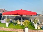 Nieuwe Horeca Parasol 5x5 Meter Rood - Aluminium, Ophalen, Overige typen, Nieuw, Waterdicht