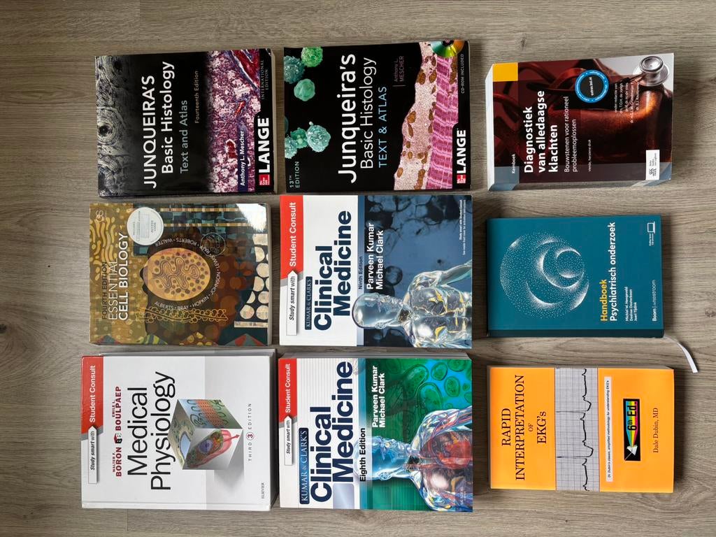 Medische boeken incl compendium pocket, Boeken, Ophalen of Verzenden, Beta, Zo goed als nieuw, WO