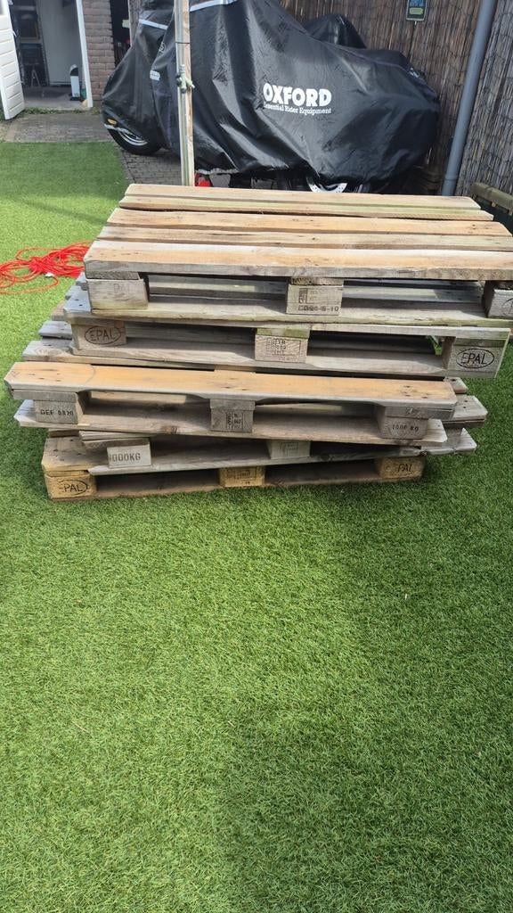 Europallets gratis af te halen!, Doe-het-zelf en Verbouw, Kratten en Dozen, Ophalen, Gebruikt, 100 cm of meer, 60 cm of meer