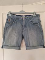 Vanguard stoere korte broek/short heren maat 36 met rits, W36 - W38 (confectie 52/54), Blauw, Ophalen of Verzenden, Zo goed als nieuw