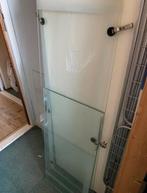 Ruime vitrinekast met lades en legruimte., Ophalen, Gebruikt, 50 tot 100 cm, Glas