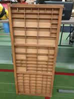 Antieke letterbak / zetlade - Hout, Ophalen of Verzenden