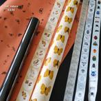 Inpakset nature insecten stickers vlinders papier bloemetjes, Verzenden, Nieuw