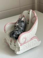 Muziek speeldoos poes in stoel, Ophalen of Verzenden, Zo goed als nieuw