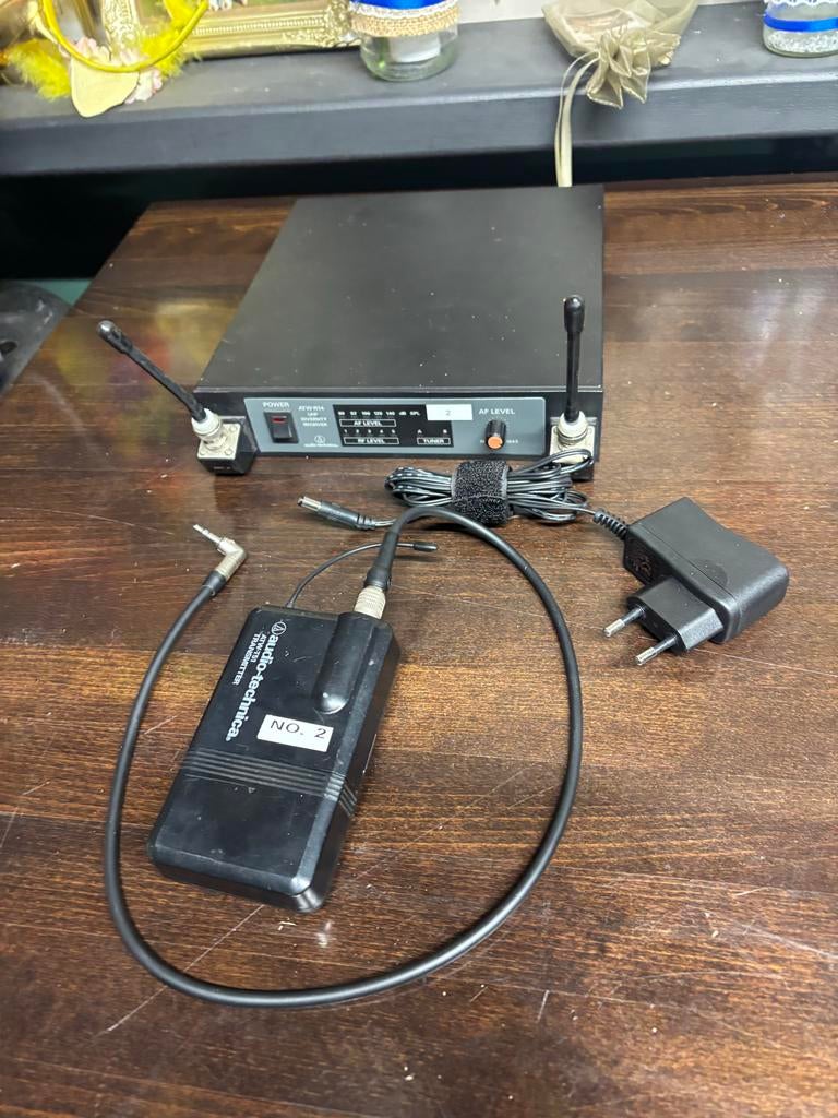 Audio-Technica ATW-R14 Draadloze Microfoon Ontvanger, Ophalen of Verzenden, Gebruikt, Instrumentmicrofoon, Draadloos