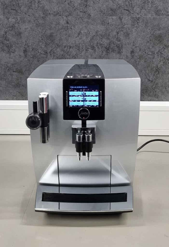 Jura J9.3 MET GARANTIE EN SERVICEBEURT, Afneembaar waterreservoir, 10 kopjes of meer, Ophalen of Verzenden, Gemalen koffie
