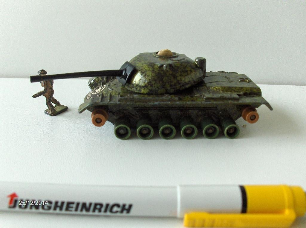 M48 a2 tank, matchbox battlekings k 102 1974 incompleet 4, Verzenden, Nieuw, Overige typen, Matchbox