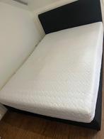 Boxspring 120x200, Huis en Inrichting, Slaapkamer | Boxsprings, Ophalen, Zwart, Zo goed als nieuw, Twijfelaar