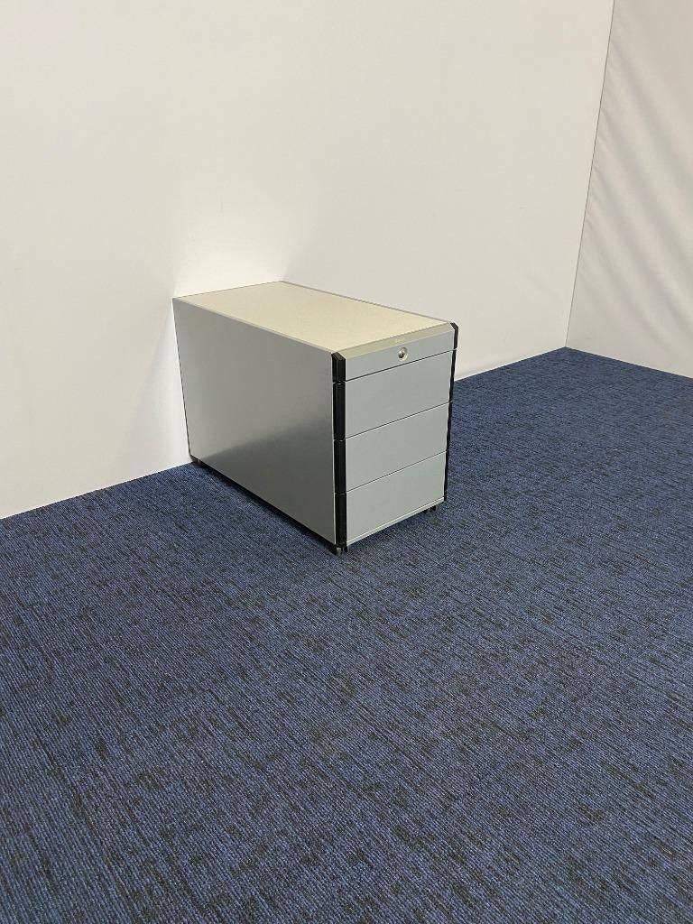 17 x Ladeblok Gispen, aluminium, pennenlade, lade, hangmap, Ophalen, Minder dan 50 cm, Gebruikt, 3 of 4 laden