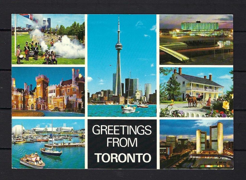 874 Canada, Toronto, Ophalen of Verzenden, Gelopen, Buiten Europa