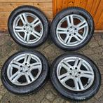Mercedes velgen met goede zomerbanden 205/55-16, Ophalen, Gebruikt, 16 inch, Banden en Velgen