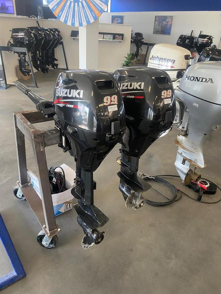 Suzuki DF9,9 4-takt kort knuppel +garantie, Watersport en Boten, Buiten- en Binnenboordmotoren, Zo goed als nieuw, Benzine, 5 tot 10 pk