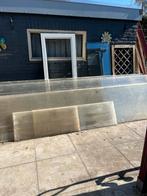Gebruik raamkozijn en 3 st Polycarbonaat platen, Tuin en Terras, Overkappingen, Ophalen of Verzenden, Zo goed als nieuw, Veranda
