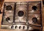 Gebruikt 5-pits gasfornuis - RVS, Ophalen, Gebruikt, 60 cm of meer, Inbouw