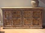 Prachtig dressoir uit India oosterse kast, Huis en Inrichting, Kasten | Dressoirs, Ophalen, Indiase oosterse kast vintage, Met deur(en)