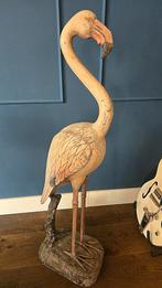 Groot Houten flamingo beeld 135 cm.hoog, Ophalen