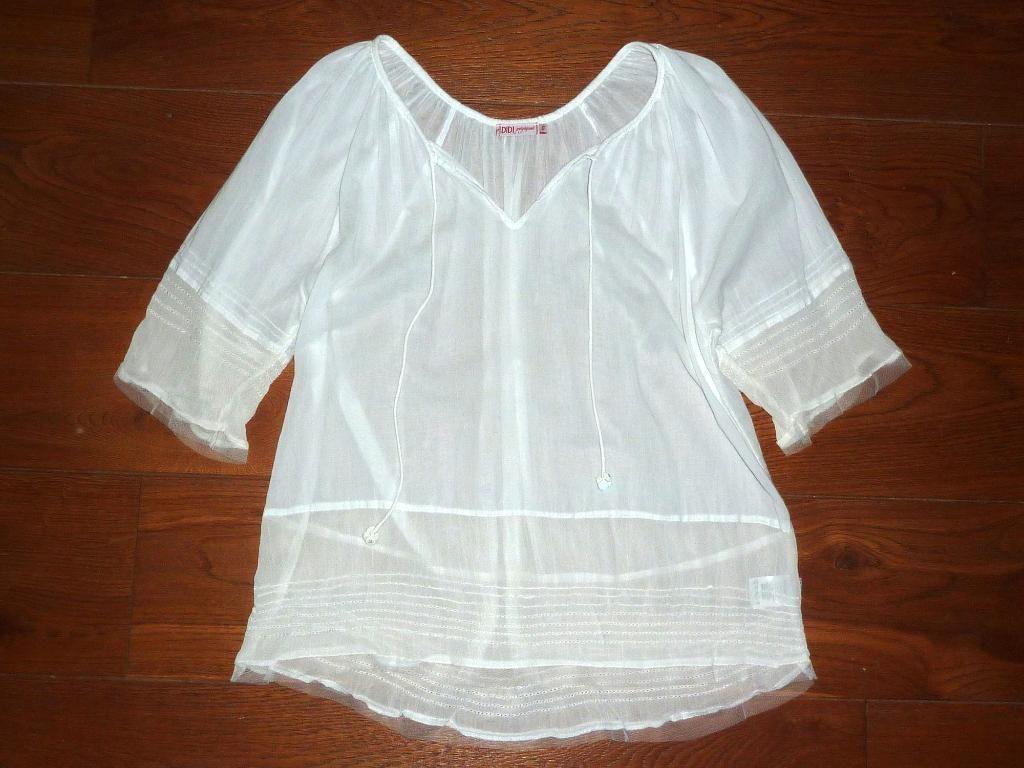 Didi witte tuniek blouse – maat M, Maat 38/40 (M), Wit, Nieuw, Didi