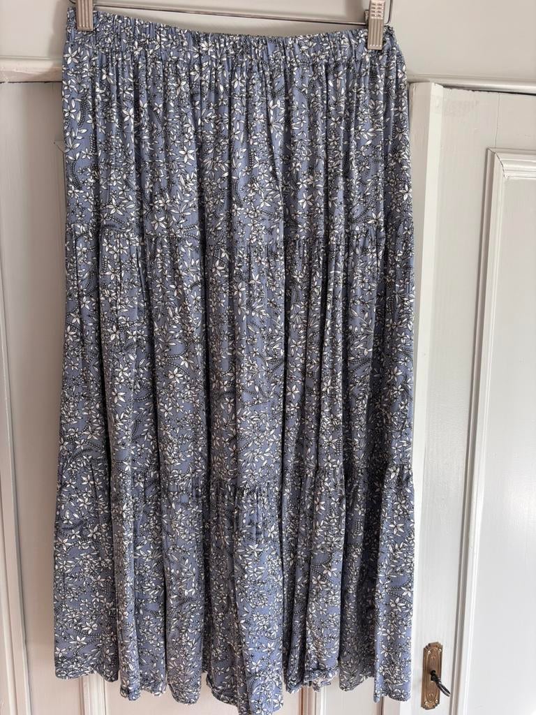 Lolly’s Laundry mooie blauwe rok met wit maat S, Kleding | Dames, Ophalen of Verzenden, Zo goed als nieuw, Blauw