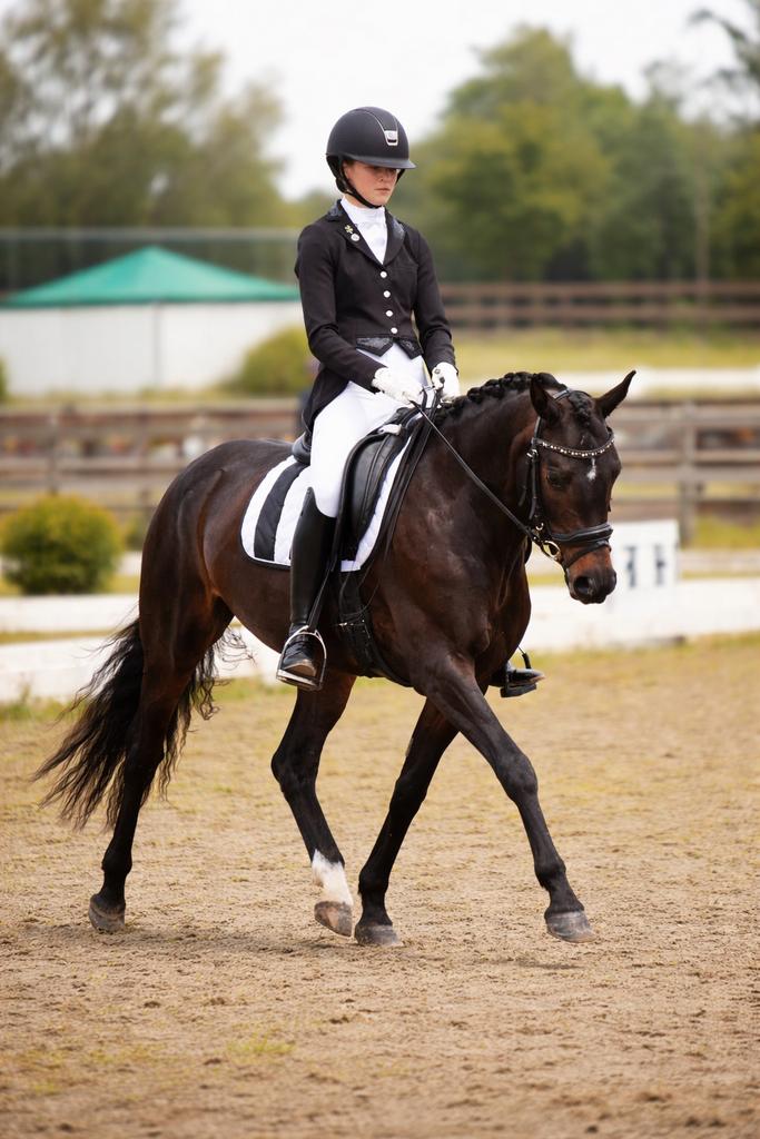 D-pony merrie van 8 jaar oud  (Z1 dressuur), NWR, Dieren en Toebehoren, Pony's, Merrie, Dressuurpony, 7 tot 10 jaar, D pony (1.37m tot 1.48m)