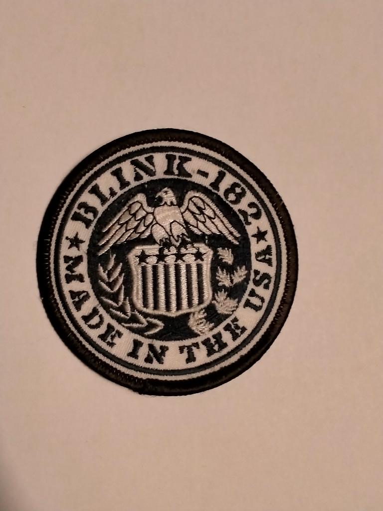 Blink 182 Made in the USA kleding patch embleem rock muziek, Ophalen of Verzenden, Gebruikt, Kleding