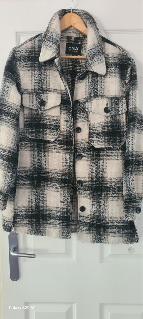 ONLY Peacoat Dames Jas - Maat S, Only, Zwart, Ophalen of Verzenden, Zo goed als nieuw