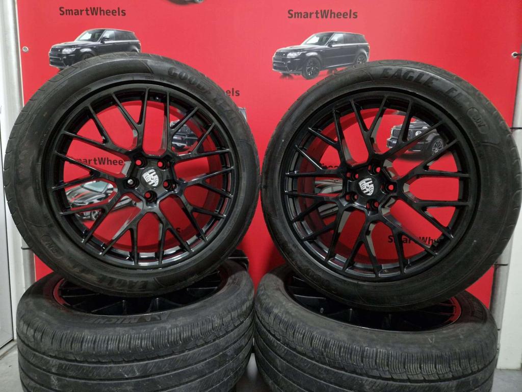 20 inch ORIGINEEL PORSCHE MACAN GTS SPYDER VELGEN EN BANDEN, Auto-onderdelen, Niet ingevuld, 265 mm, Banden en Velgen, Niet ingevuld