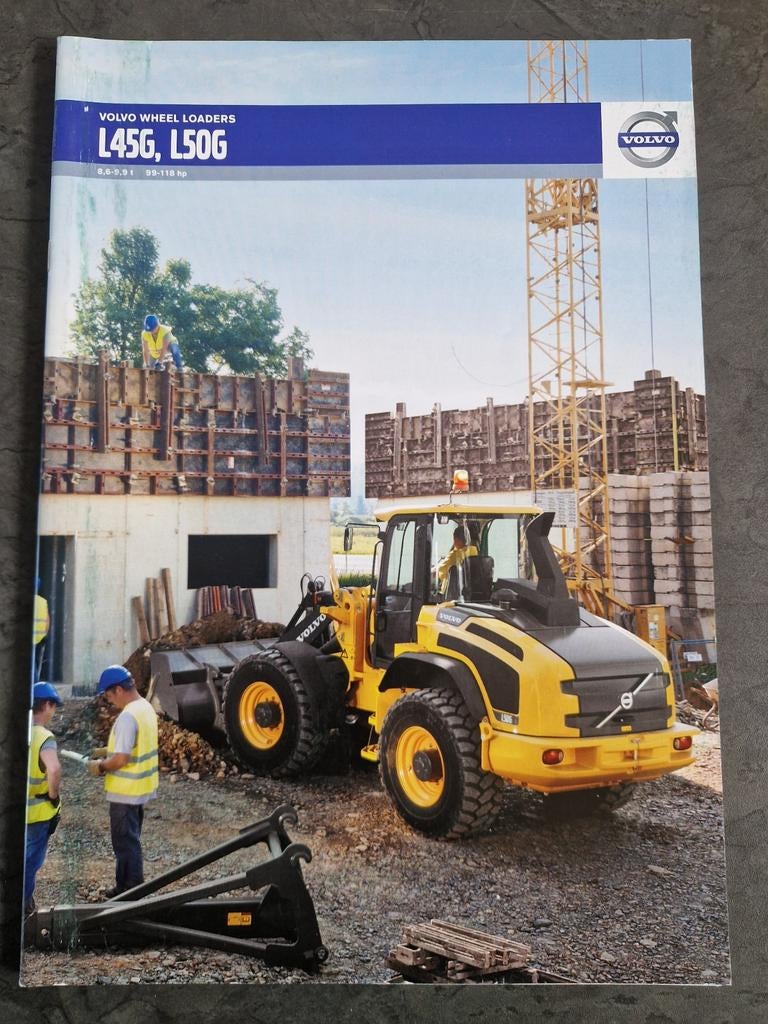Volvo Wheel Loaders L45G, L50G Catalogus, Ophalen of Verzenden, Gelezen, Volvo Construction Equipment, Catalogus