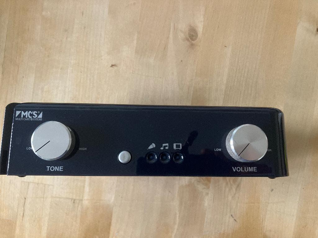 Ringleiding versterker MCS, Audio, Tv en Foto, Ophalen of Verzenden, Gebruikt, Minder dan 60 watt, Overige merken