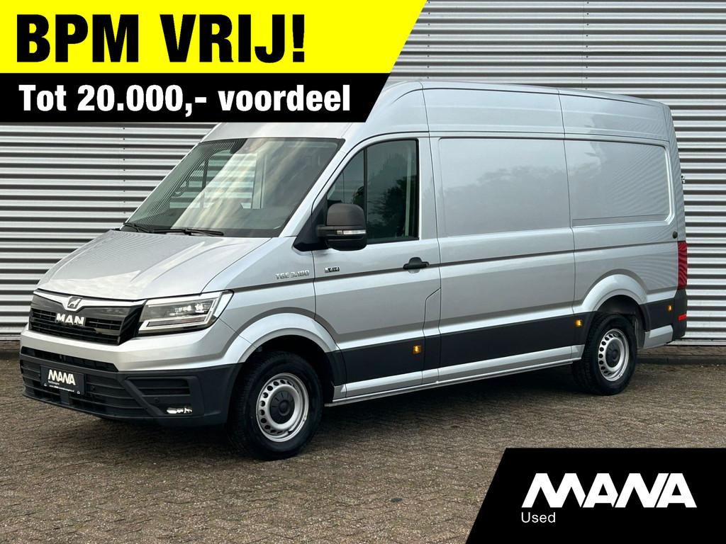 MAN TGE 3.180 L3H3 4x4 Automaat LED NIEUW BPM Vrij Camera Tr, Auto's, Automaat, Gebruikt, Euro 6, Bedrijf