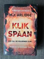 M.J. Arlidge - Klikspaan., Ophalen of Verzenden, Zo goed als nieuw, M.J. Arlidge