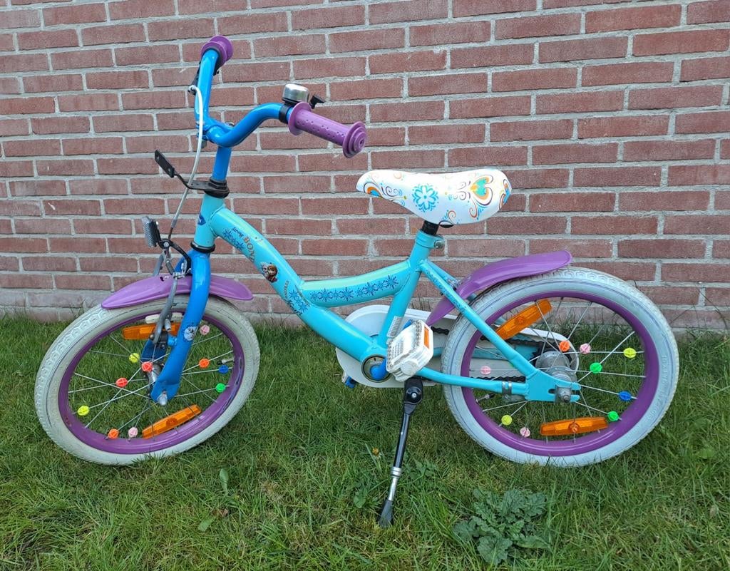 Frozen kinderfiets 16 inch., Ophalen, Gebruikt, 16 tot 20 inch, Frozen
