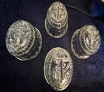 Antieke glazen vormen met een anker, Ophalen of Verzenden