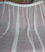 5 Stuks vitrage van ca 220 cm hoog en diverse breedtes., Huis en Inrichting, 100 tot 150 cm, 200 cm of meer, Wit, Ophalen of Verzenden