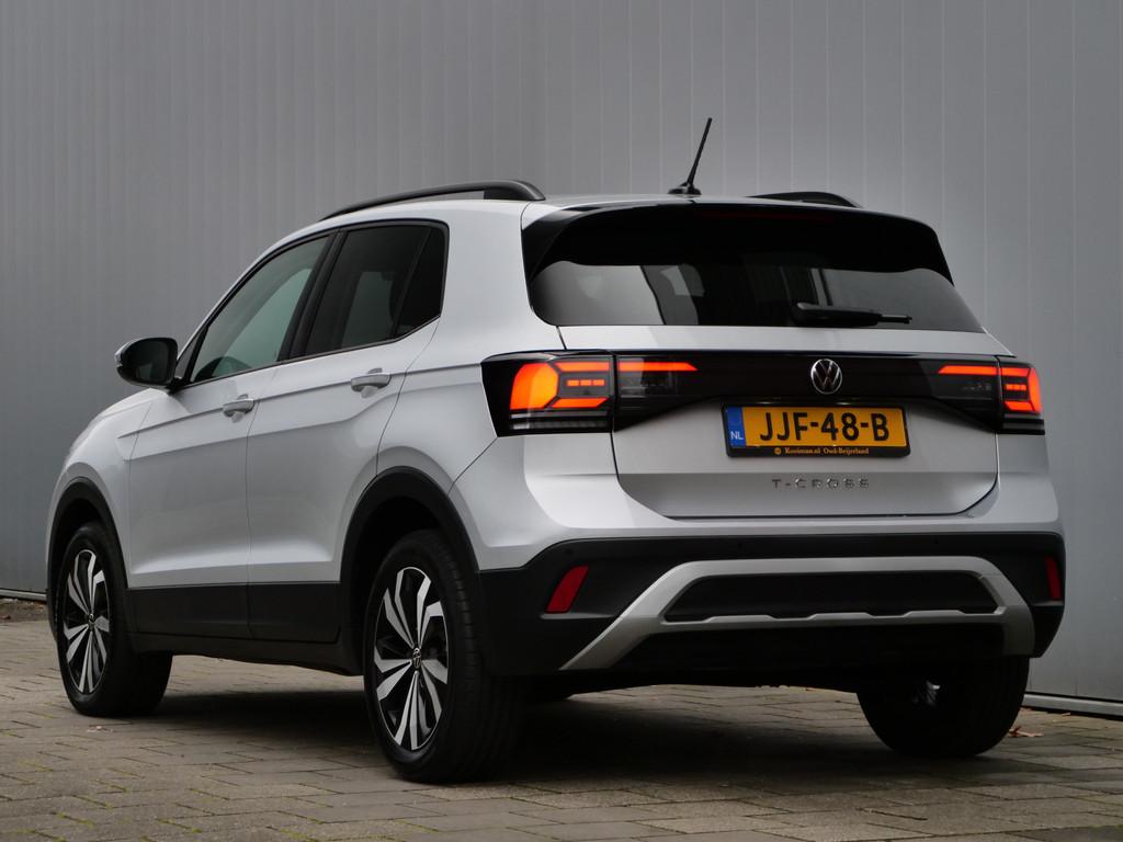Volkswagen T-Cross 1.0 TSI 116pk Life Edition Automaat LED /, Auto's, 116 pk, Bedrijf, 650 kg, 3 cilinders