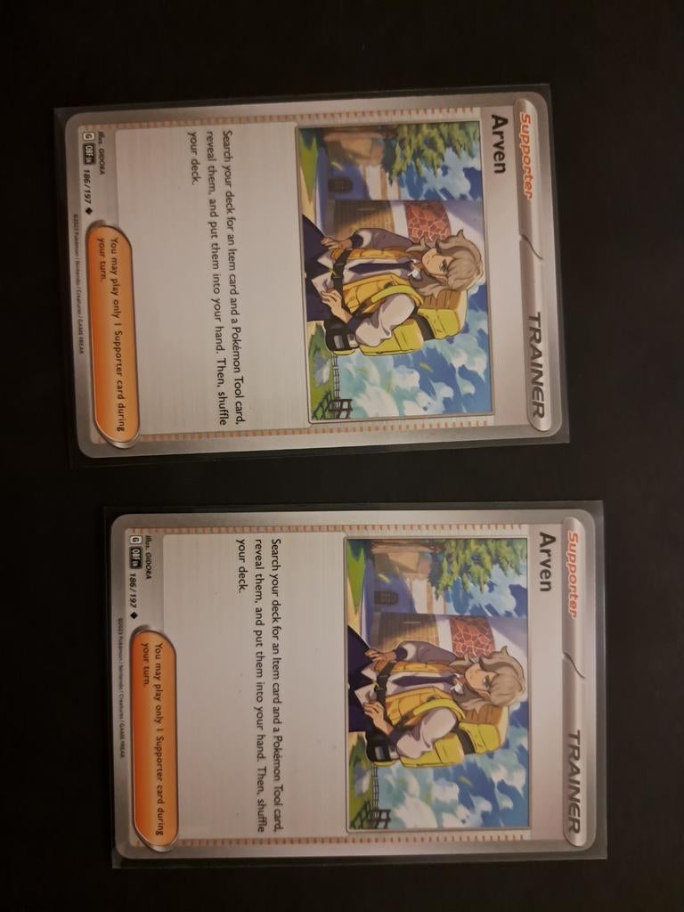 10x obf 186 arven nm ., Ophalen of Verzenden, Nieuw, Meerdere kaarten, Foil