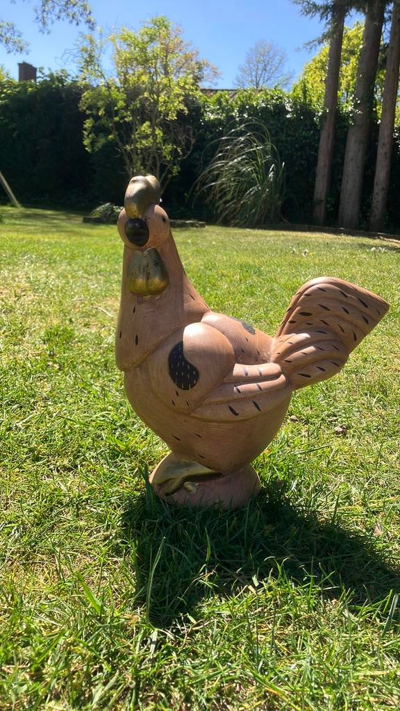 Kippen beeld super mooi, Ophalen of Verzenden, Zo goed als nieuw