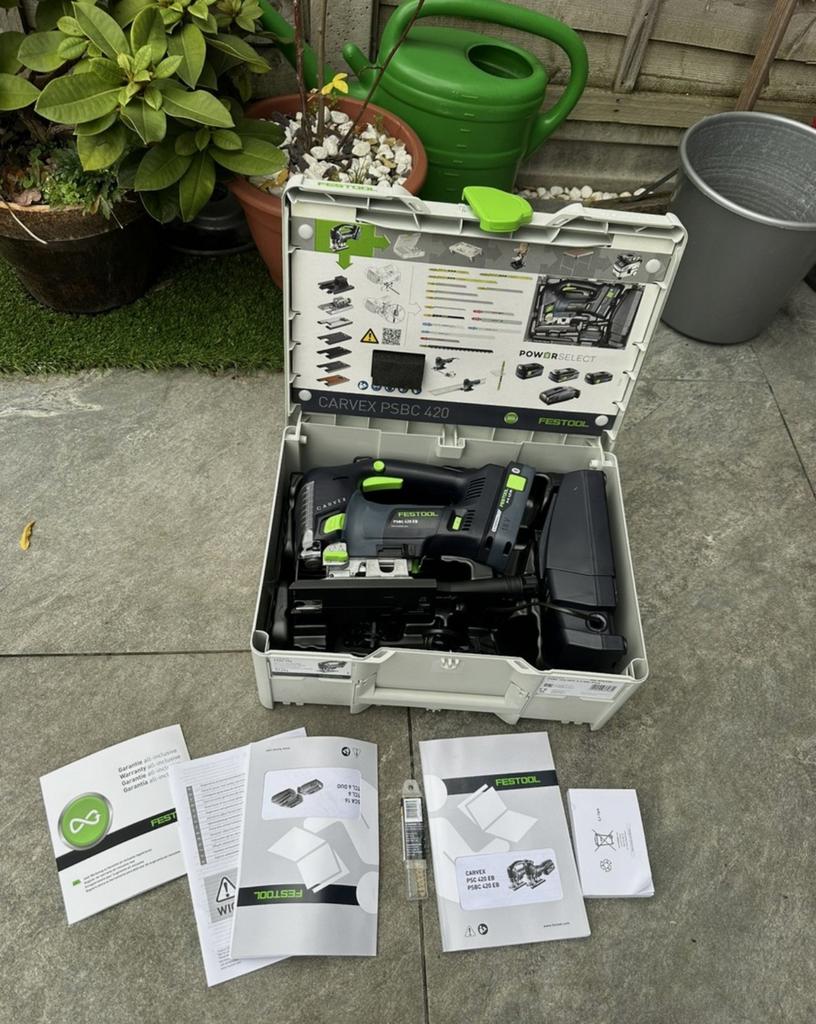 Nieuwe Festool Carvex PSBC 420 HPC Decoupeerzaag, Ophalen of Verzenden, Nieuw, Decoupeerzaag