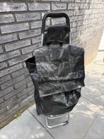 Boodschappentrolley, 30 cm of meer, Gebruikt, Zwart, Minder dan 40 cm