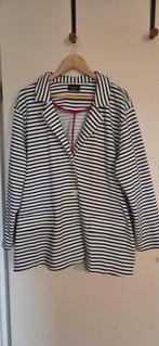 Via Appia Due gestreept jasje maat 52, zgan, Kleding | Dames, Via Appia Due, Ophalen of Verzenden, Zo goed als nieuw, Zwart