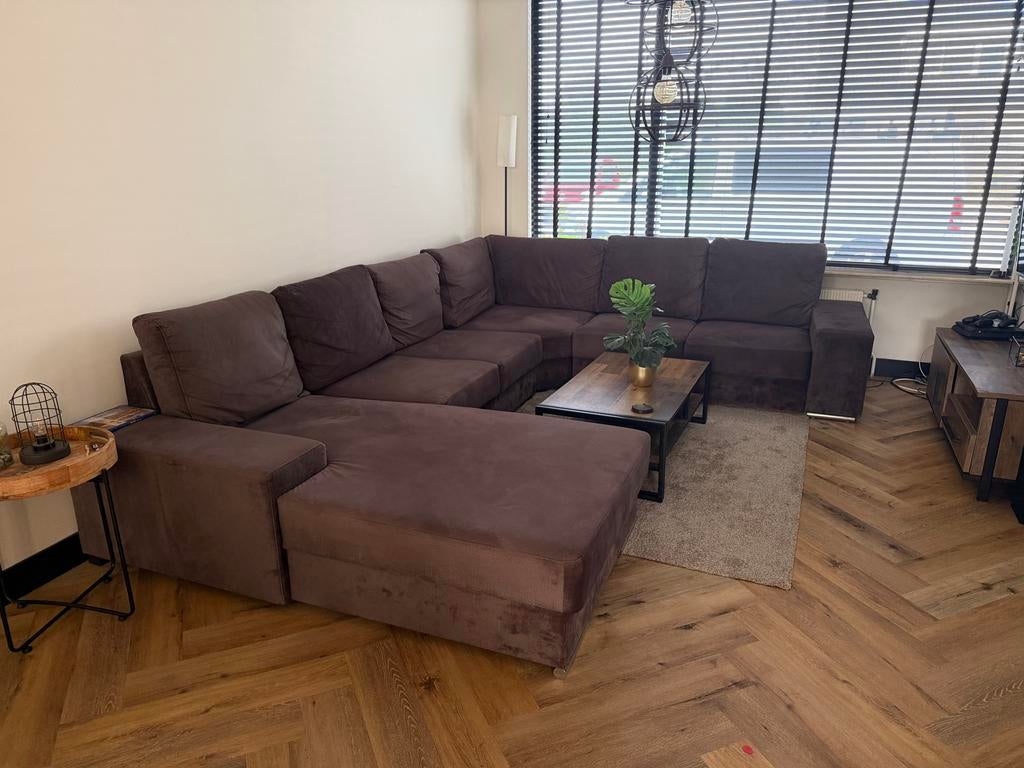 Ruime U-vormige bankstel - Comfortabel en modern, Ophalen, Gebruikt, Hoekbank, 300 cm of meer