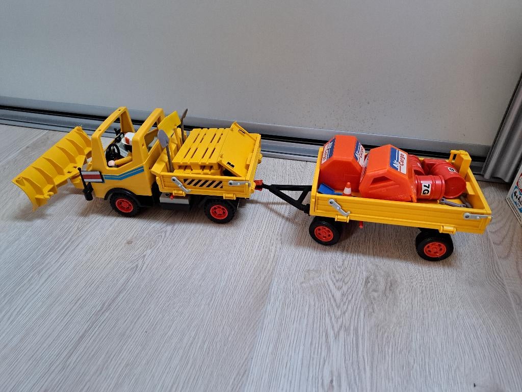 Playmobil werkauto, Kinderen en Baby's, Speelgoed | Playmobil, Ophalen, Zo goed als nieuw, Complete set