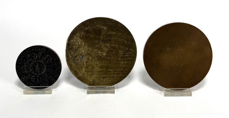 1203. Bronzen penningen - laatste kwart 20e eeuw, Ophalen of Verzenden