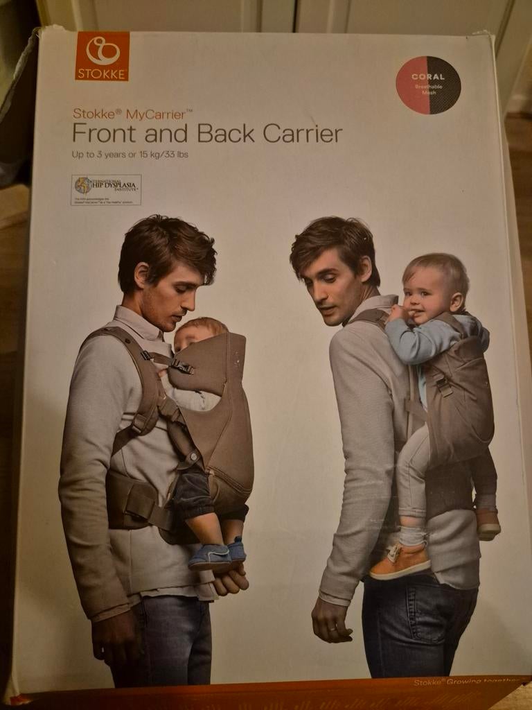 Stokke MyCarrier Draagzak - Buik & Rug - Zo goed als nieuw, Kinderen en Baby's, Babydragers en Draagdoeken, Overige merken, Buik of Rug