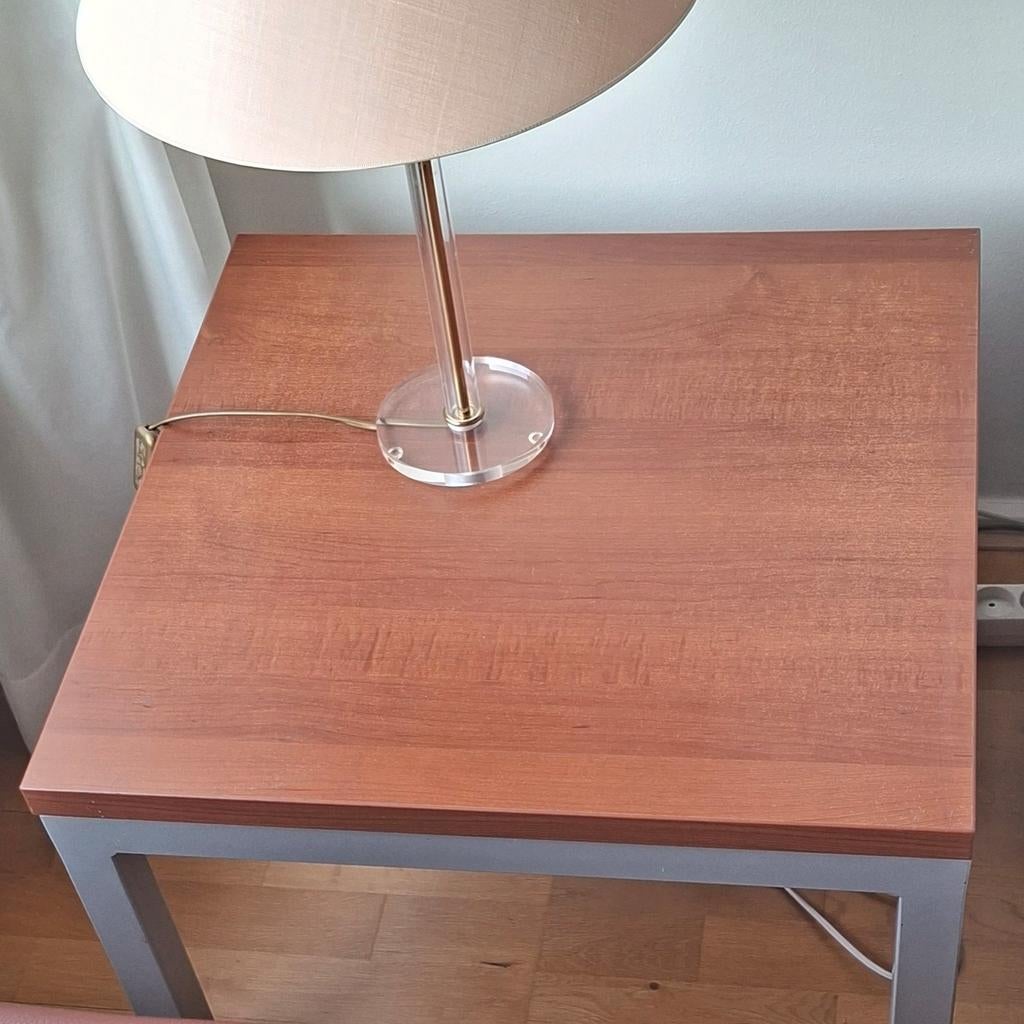 Bijzettafeltje 60x60, Ophalen, Vierkant, 55 tot 75 cm, 45 tot 60 cm